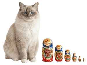 Кошка с русской кличкой в клинике Vet Union